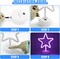 Summer Star Purple Neon Sign – 2-Pack LED Purple Star Lights for Bedroom, Room Decor, Battery Operated or USB Powered Neon Lamps for Indoor and Outdoor Use